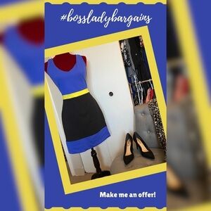 Cynthia Rowley Colorblock Dress